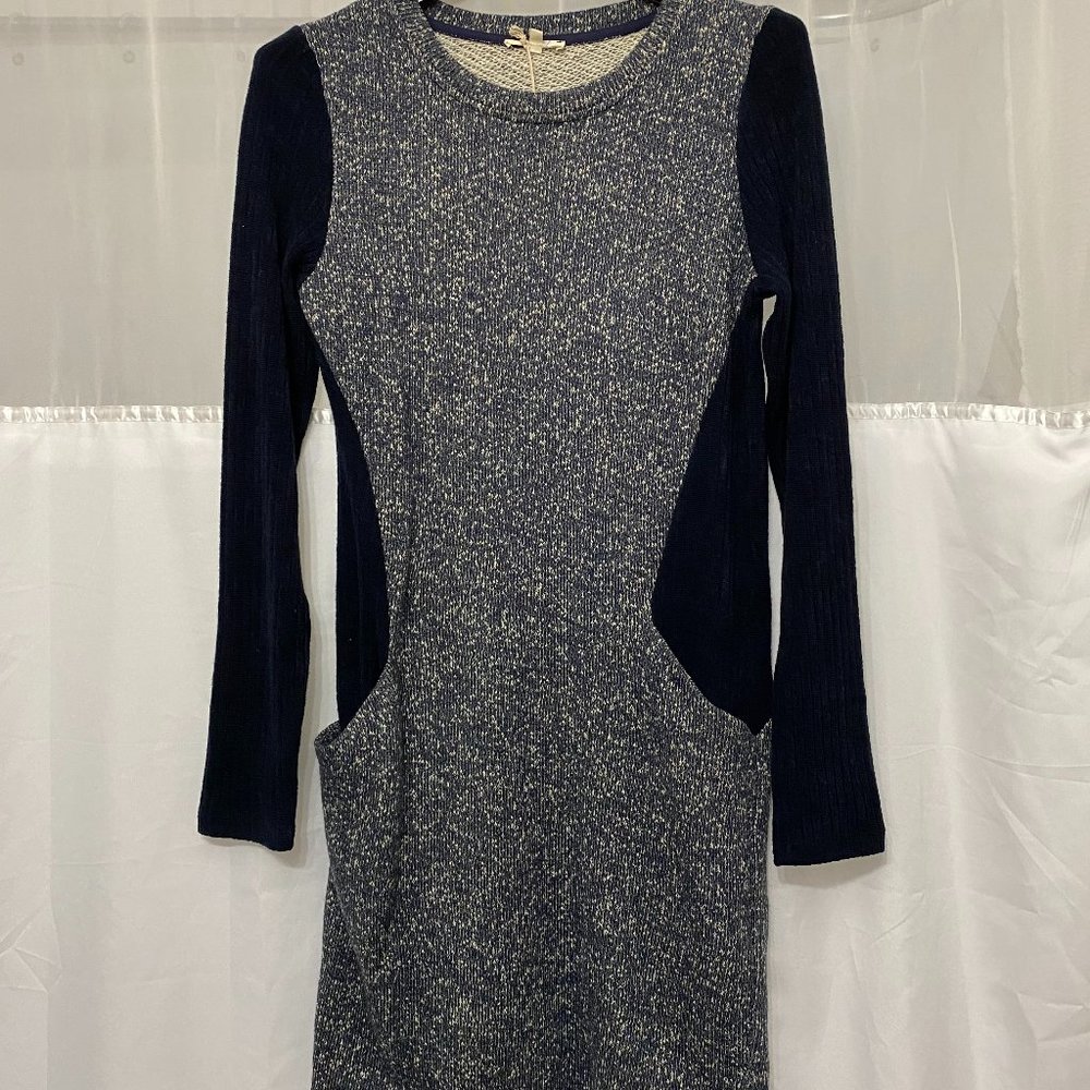 Mystree Navy Woven Dress, Size Small